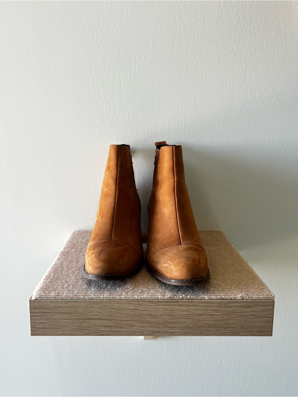 Toms Tan Suede Booties for Women